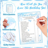 Pasimy 60 Pcs Who Knows the Birthday Girl Best Cards Would She Rather