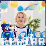 Space Cups Bulk Plastic Rocket Shape Cups 4.3 x 3.2 inch 12pk