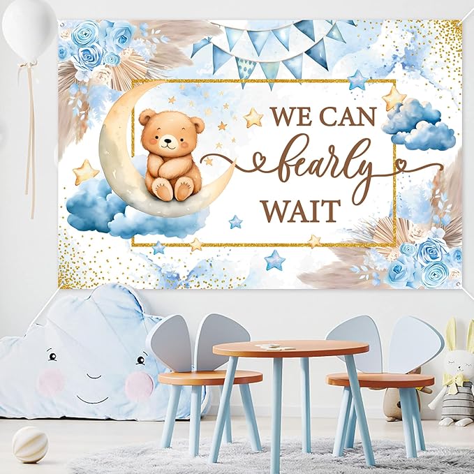 We Can Bearly Wait Baby Shower Decorations - Baby Boxes with