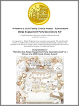 261 Pc Premium Engagement Party Decorations Kit Elegant Mr & Mrs