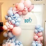 Funhot Pink and Blue Balloon Set, 60PCS Gender Reveal Balloons,