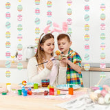 Wall Hanging Decorations Easter Egg Garland - 8pcs Rainbow Easter
