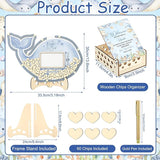 63 Pcs Under the Sea Baby Show Guest Book Alternatives Set Baby