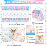 Buck or Doe Gender Reveal Decorations 169 PCs Boy or Girl Gender