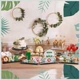 4 Pcs Safari Wild One Birthday Decorations Jungle Animals Party