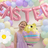 Easter balloon garland arch kit pastel balloons with Easter egg