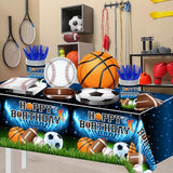 Sports Birthday Party Decorations 142Pcs Sports Theme Plates and