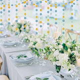 Light-Dusty Blue Gold Party-Decorations Garland - 52Ft Birthday Baby