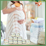 MTLEE 24 Pcs Jungle Animal Baby Shower Party Favors Candles Lavender