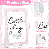Roowest Bottle Chug Baby Shower Games Favors Including 18 Pcs Bottles