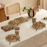 140PCS Leopard Print Party Decorations,Jungle Animal theme