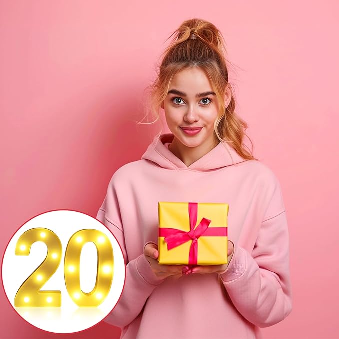 20th Birthday Decorations for Women Men Happy 20 Year Old Birthday