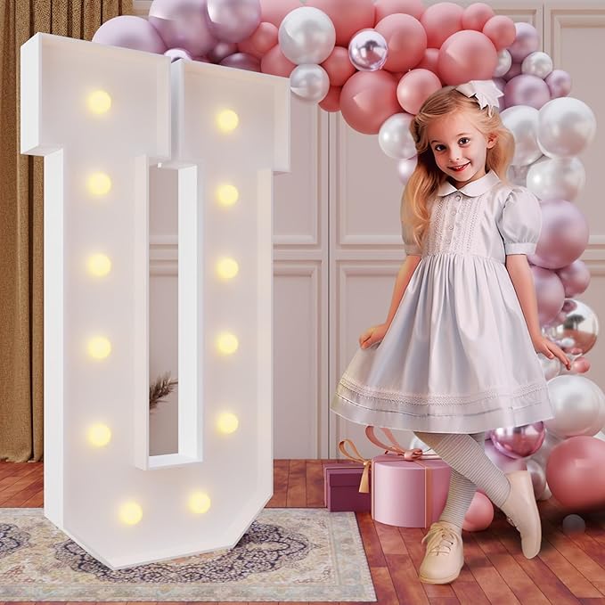 imprsv 4FT Marquee Light Up Letters for Birthday Party Decorations #14