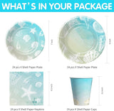 Seashell Beach Party Decorations Dinnerware Beach Seashell Party