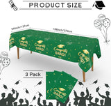 Slergut Green and Gold Graduation Decorations 2026, 3 Pack Graduation