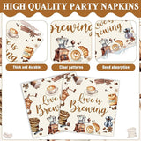 96Pcs Love Is Brewing Party Decorations Bridal Shower Tableware