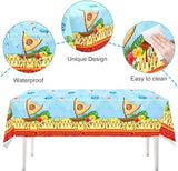 170PCS Tropical Birthday Party Supplies Hawaiian Luau Tableware Set