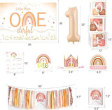 Boho Rainbow 1st Birthday Decorations Bohemian First Decorations