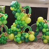 60PCS Green Party Balloons, Dark Green Emerald Green Lime Greens