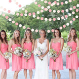 Light-Pink White Girls-Birthday Party-Decoration Garland - 52ft Baby