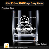 LIGHTEN LIFE 2026 Retirement Gifts for Men 12 OZ Retirement Whiskey