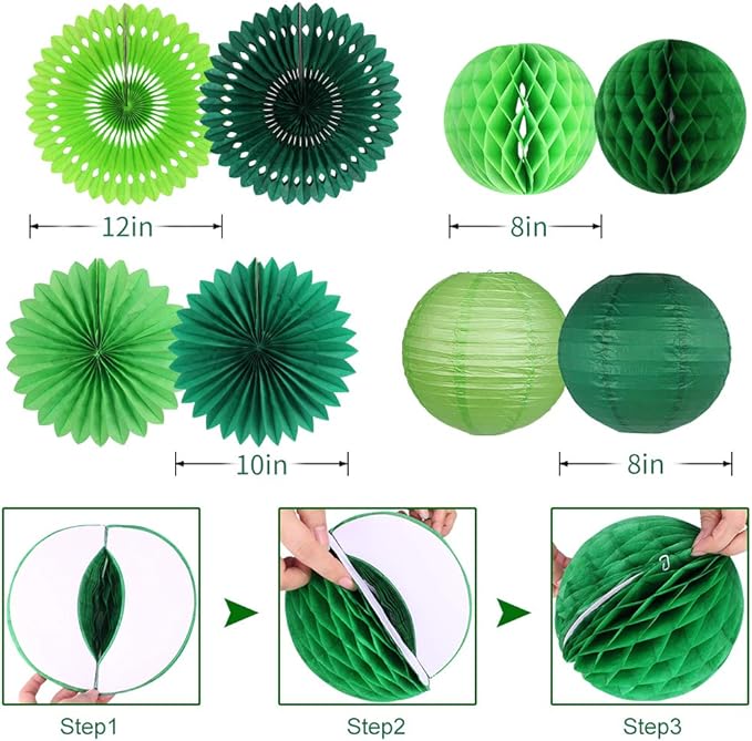 St Patricks Day Decorations Green Party Supplies Four leaf Clover