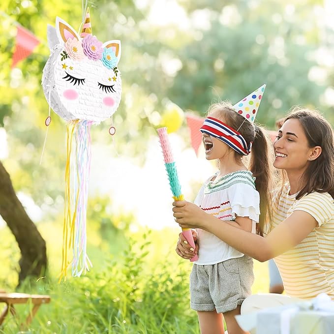 Foldable Unicorn Piñata Unicorn Birthday Party Supplies Extendable