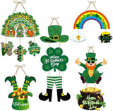 St Patricks Day Decorations Front Door Hanger Decor 5pcs Green Saint
