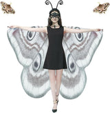 Halloween Butterfly Wings Costume for Womens Moth Wings Butterfly