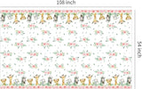 Safari Tablecloth for Girls Disposable Jungle Party Tablecover