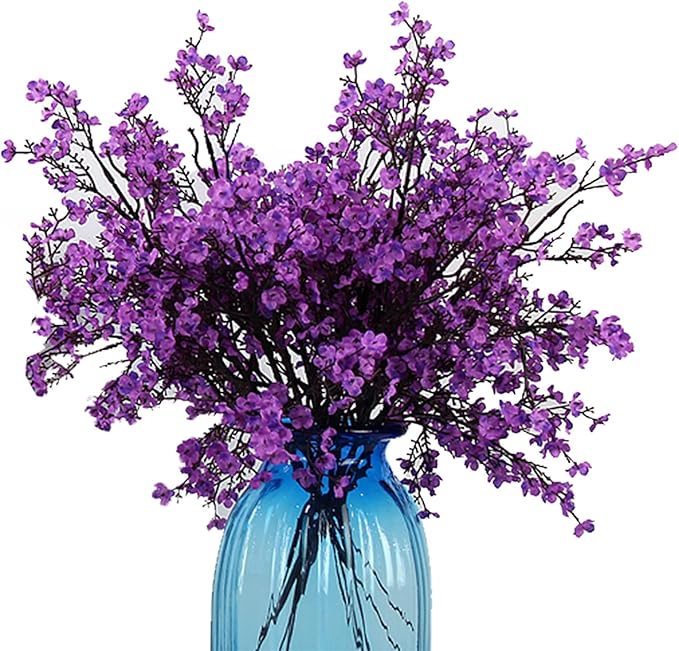 20pcs Babys Breath Artificial Flowers Gypsophila Bouquet Bulk Fake