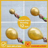 PartyWoo Gold Balloons 100pcs Different Sizes of 18 12 10 5 Inch Gold