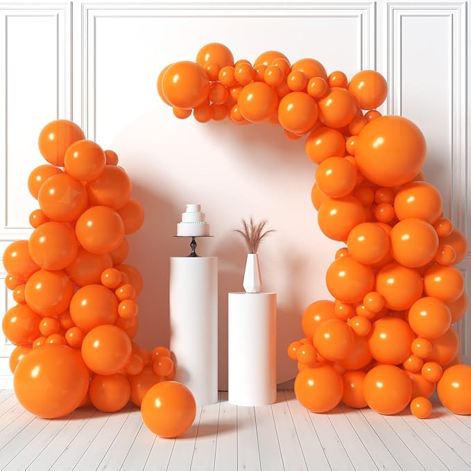 HOUSE OF PARTY Orange Balloon Garland Kit - Burnt Orange Balloons