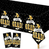 2Pack Graduation Decorations 2026, 108" X 54" Graduation Tablecloth,