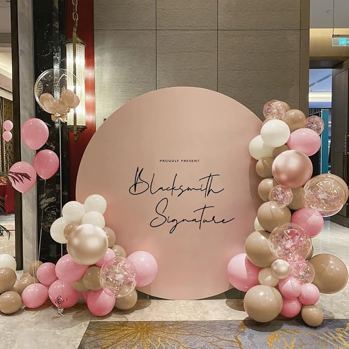 Boho Balloon Garland Arch Kit 156Pcs Dusty Pink Pastel Brown