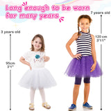 kilofly 6pc Pink Girls Ballet Tutu Kids Birthday Princess Party Favor