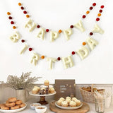 Boho Felt Happy Birthday Banner Bohemian Birthday Party