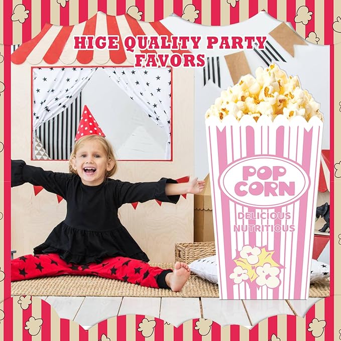 4 Feet Carnival Circus Decoration Popcorn Box Cardboard Cutout