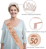 50th Birthday Decorations for Women 32pcs 50th Birthday Party
