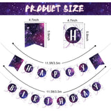 171 Pcs Galaxy Space Party Decoration Table As Shown in Picture