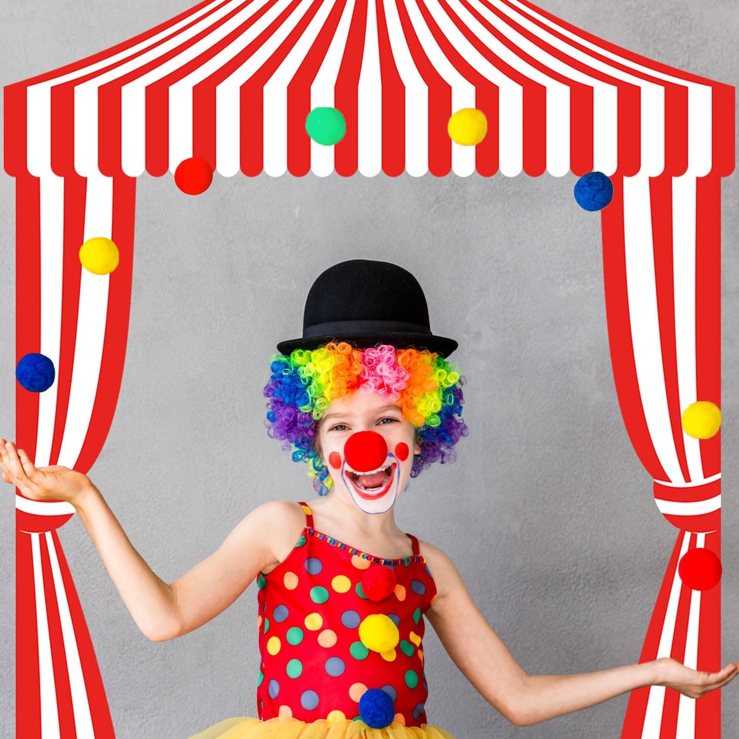 Ziliny 3 Pcs Carnival Party Decorations Circus Tent Awning Hallow Na