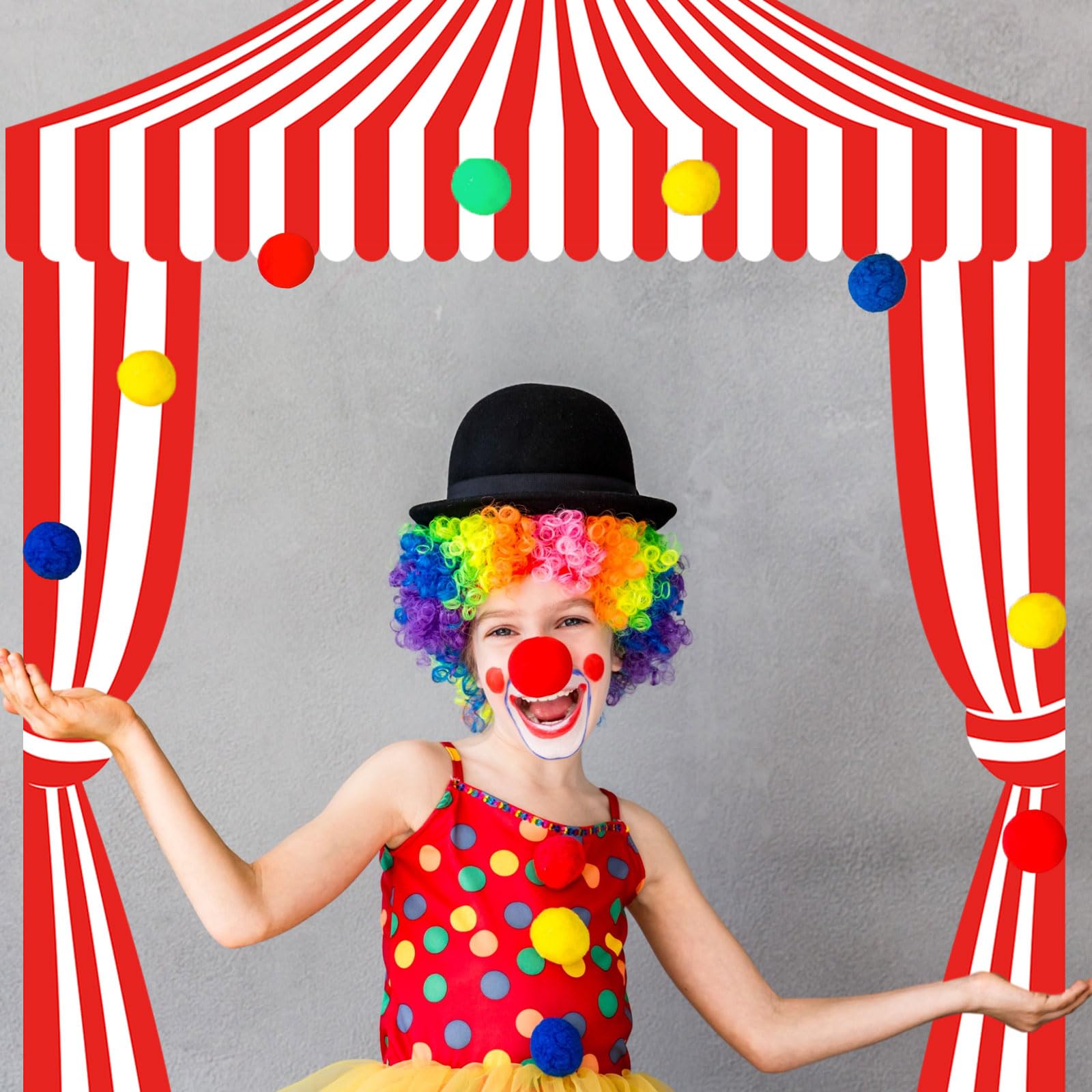 Ziliny 3 Pcs Carnival Party Decorations Circus Tent Awning Hallow Na