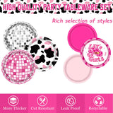 131 PCS Cowgirl Birthday Party Decorations Disco Cowgirl Party