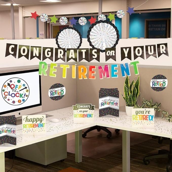 Officially Retired Room Decorating Kit Set Vibrant Design Perfect