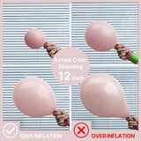 PartyWoo Dusty Pink Balloons 100pcs 12 Inch Boho Blush Lilac Pink