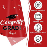 Slergut Graduation Decorations 2026 Red and Black, 3 Pack Graduation