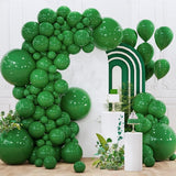 PartyWoo Green Balloons 140 pcs Different Sizes of 18 12 10 5 Inch