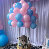 Pink and Blue Latex Balloons, 67 12 Inch Pink Blue Gender Reveal