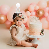 WUTKYAX Wild Flower 1st Birthday Hat - First and Decor for Girls,Our
