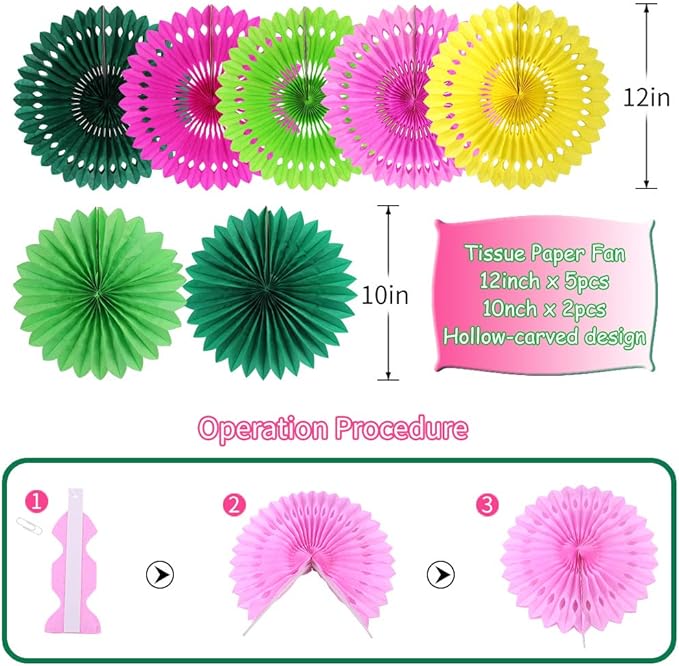 Hawaiian Party Decorations Tropical Birthday Party Supplies Flamingo